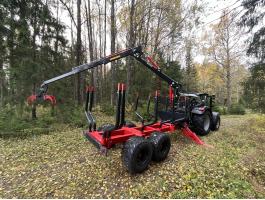 Erdészeti kiközelítő pótkocsi Farmi Forest Pro FT12