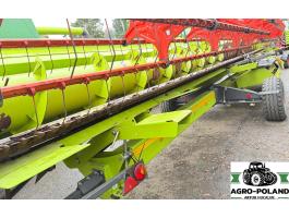 Heder zbożowy Claas Vario 1230 (nowy model) – 2014 rok + kosy boczne + wózek