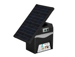 Fencee DUO BD30 hordozható akkumulátoros villanypásztor készülék 30W napelemmel