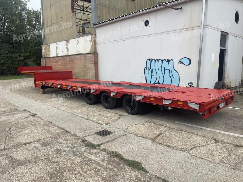 Eladó speciális, alacsony alvázkeretű VAN HOOL nehézgép-szállító félpótkocsi