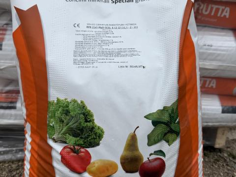 Orto Frutta NPK 6:12:22+2MgO+21SO3 25 kg