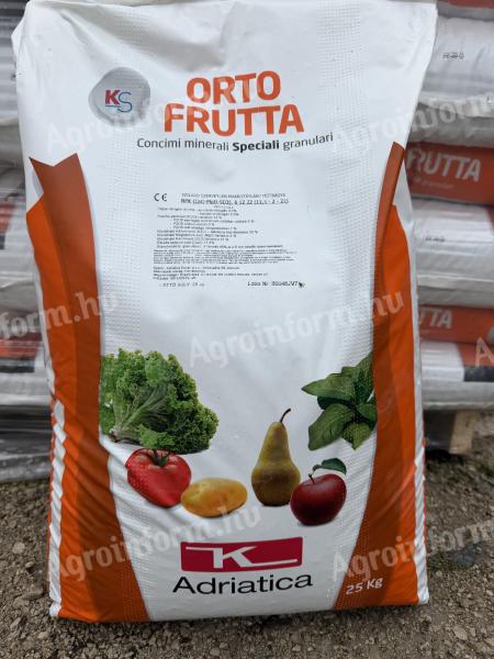 Orto Frutta NPK 6:12:22+2MgO+21SO3 25 kg