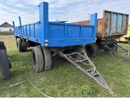 BSS 14t duplakerekes fix pótkocsi