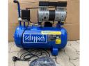 Kompresszor, ultracsendes, 2 hengeres, 1,1 kW motorral - Scheppach HC26SI, Szárazkompresszot 24 L, 8 bar