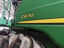 John Deere C670 eladó, 400 LE-s kombájn családi gazdaságból