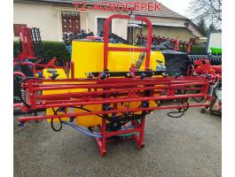 P-319 lengyel szántóföldi permetezők 3 állású szórófejjel, 120 literes, négy membrános szivattyúval, talajkövető kerettel