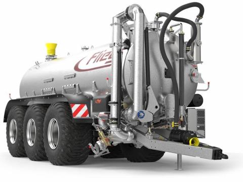 FLIEGL VFW 25000 tartálykocsi injektáló egységgel,  felszívóval igény szerint