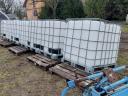Eladó 1000 literes IBC tartály