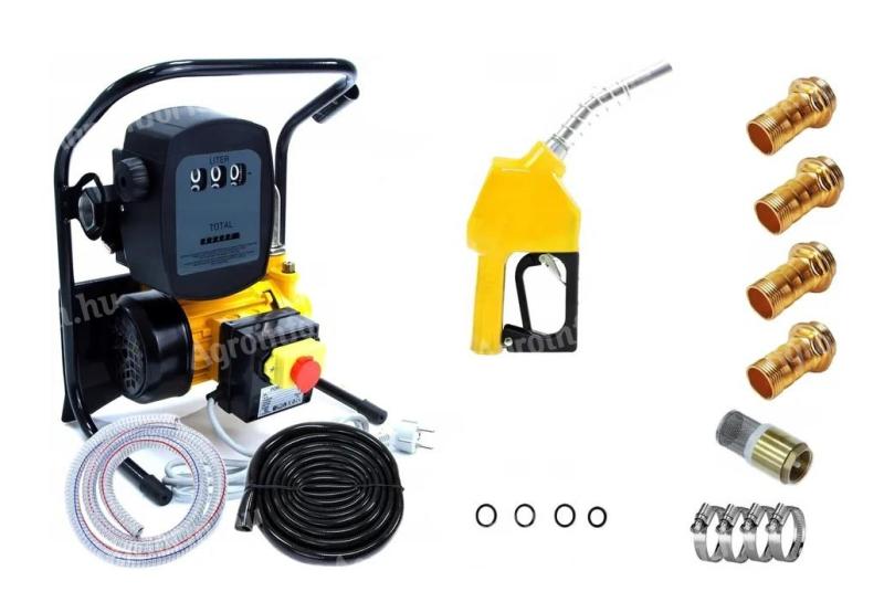 Üzemanyag szivattyú 2400 l/óra, gázolaj, fűtőolaj – MarPol M79925 – mérőórás gázolaj átfejtő 40 l/perc