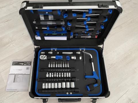 Szerszámos táska, szerszámkoffer – 235 darabos készlet – Scheppach TB225 – szerszámos koffer szerszámokkal eladó