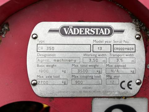 Väderstad Carrier 350 rövid tárcsa eladó