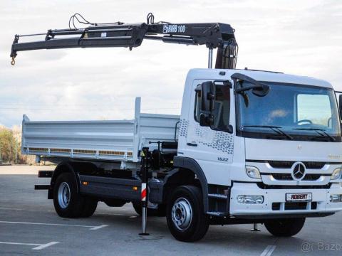 Mercedes - Benz Atego 1622 BlueTec5 - Billenőplatós - Darugémes teherautó EURO5