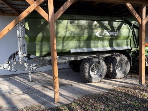 Fliegl TMK 160 tandem billenős pótkocsi eladó