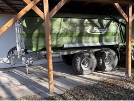 Fliegl TMK 160 tandem billenős pótkocsi eladó