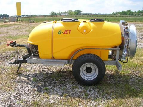 Új GJET 1500L axial vontatott kertészeti permetező