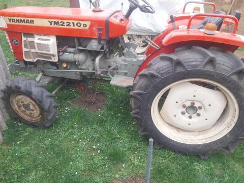 Yanmar 22LE japán traktor 4x4 hajtással, műszakival, talajmaróval eladó