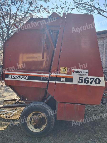Hesston Fiatagri 5670 körbálázó eladó