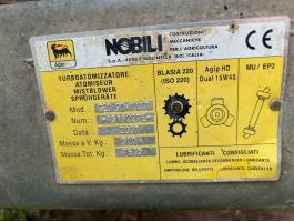 Nobili Geo 90/1000 axiál ventillátoros permetező vizsgával