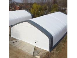 15,25 x 30,5 x 7 m-es profi minőségű fehér raktársátor