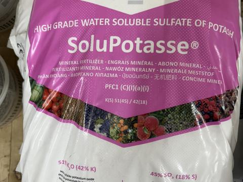 Kálium-szulfát Solupotasse 25kg Kálium-szulfát Solupotasse 25kg