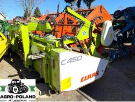 Heder zbożowy składany Claas C 450 - składany - 4,5 m - 2013 rok
