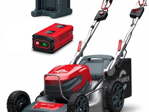 Fűnyíró fűgyűjtős,  akkumulátoros,  önjáró Cramer 82LM51SX 82V,  51cm,  akkumulátorral és töltővel