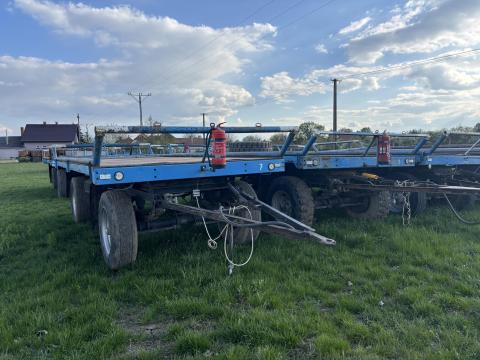 HL 61.02 fixes kisplatós bálaszállító pótkocsi