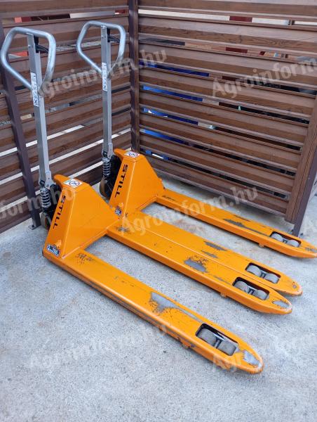 STILL raklapemelő béka, 2,5 tonna teherbírás, duplagörgős