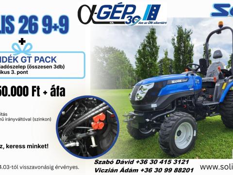 Solis 26 9+9 traktor akció