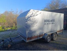 2 tonnás német típusú utánfutó eladó