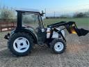 Eladó rakodós kertészeti kistraktor 3 év műszakival új gumikkal 45 lóerős 4 hengeres