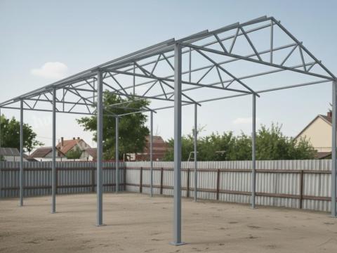 ÚJ VASVÁZAS SZÍN,  CSARNOK,  TETŐSZERKEZET,  TÁROLÓ AKCIÓS ÁRON ELADÓ