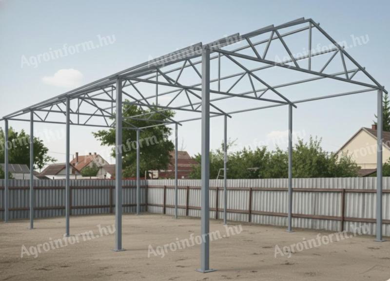 ÚJ VASVÁZAS SZÍN,  CSARNOK,  TETŐSZERKEZET,  TÁROLÓ AKCIÓS ÁRON ELADÓ