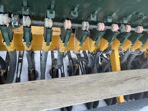 Lajta vetőgép vetőgépek, szinte új tárcsákkal