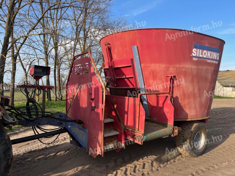 Siloking takarmány keverő kiosztó kocsi