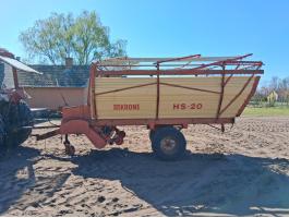 Krone HS 20 tip 20 köbös hamszter rendfelszedő kocsi alsó húzós