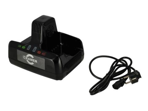 Akkumulátor töltő Cramer 82C2 gyorstöltő,  két állomással,  82V,  4A