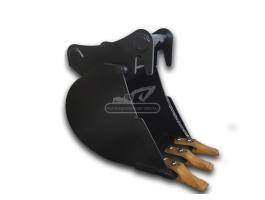 25 cm mélyásó kanál minikotróhoz 1 t-ig