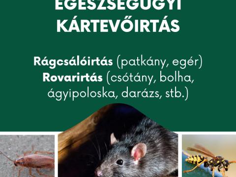 Kártevőirtás és terménygázosítás