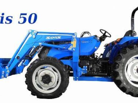 SOLIS 50 LE traktor homlokrakodóval SOLIS 50 LE traktor homlokrakodóval