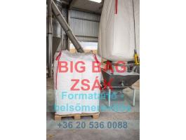 Big Bag zsák formatartó belsőmerevítős kivitel, extra tiszta, használt, élelmiszeripari eladó