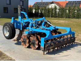 LEKO / LETÁK 3 késes talajlazító hullámos tárcsasorral,  rögtörővel