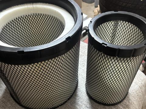 John Deere levegőszűrő (külső-belső) RE587793 (HIFI SA-16519) és RE587794 (HIFI SA-16526)