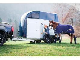 Új prémium Humbaur Xanthos Aero - 2 lovas lószállító utánfutó - akciósan bruttó 4.990.000 Ft