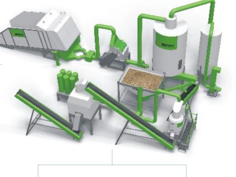 Eladó pellet előkészítő gép sor Eladó pellet előkészítő gép sor