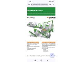 Eladó pellet előkészítő gép sor