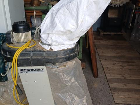 1 zsákos Elektra Beckum porelszívó elszívó forgácselszívó 