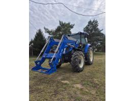 New Holland TD 95 traktor rakodóval, friss műszaki vizsgával, új első gumikkal, szép állapotban