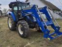 New Holland TD 95 traktor rakodóval, friss műszaki vizsgával, új első gumikkal, szép állapotban