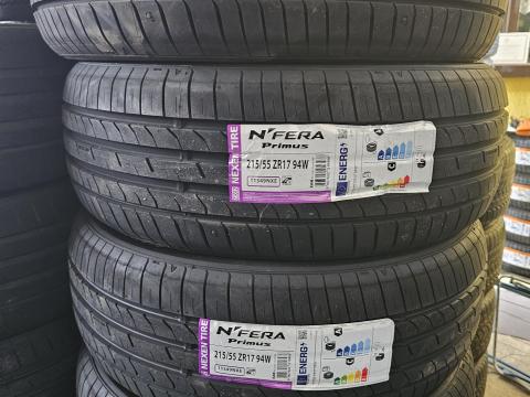215/55R17 Nexen N'Fera Primus 94W új nyári gumi akció